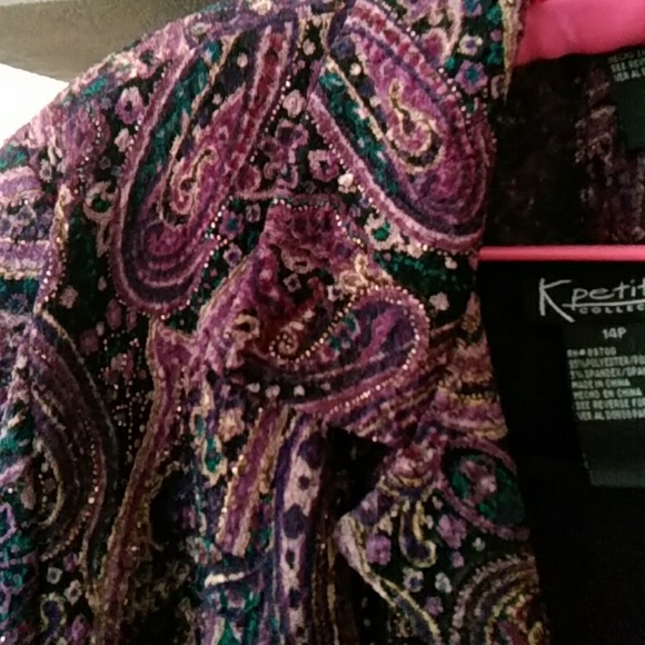 2pc Black Dress & Paisley Jacket NWOT - Picture 3 of 6